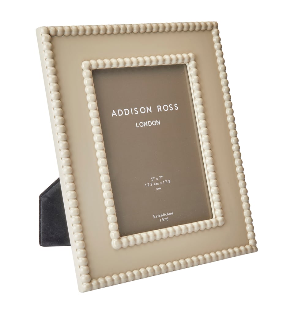 Addison Ross Lacquered Bobbin Photo Frame (5” x 7”) Brown