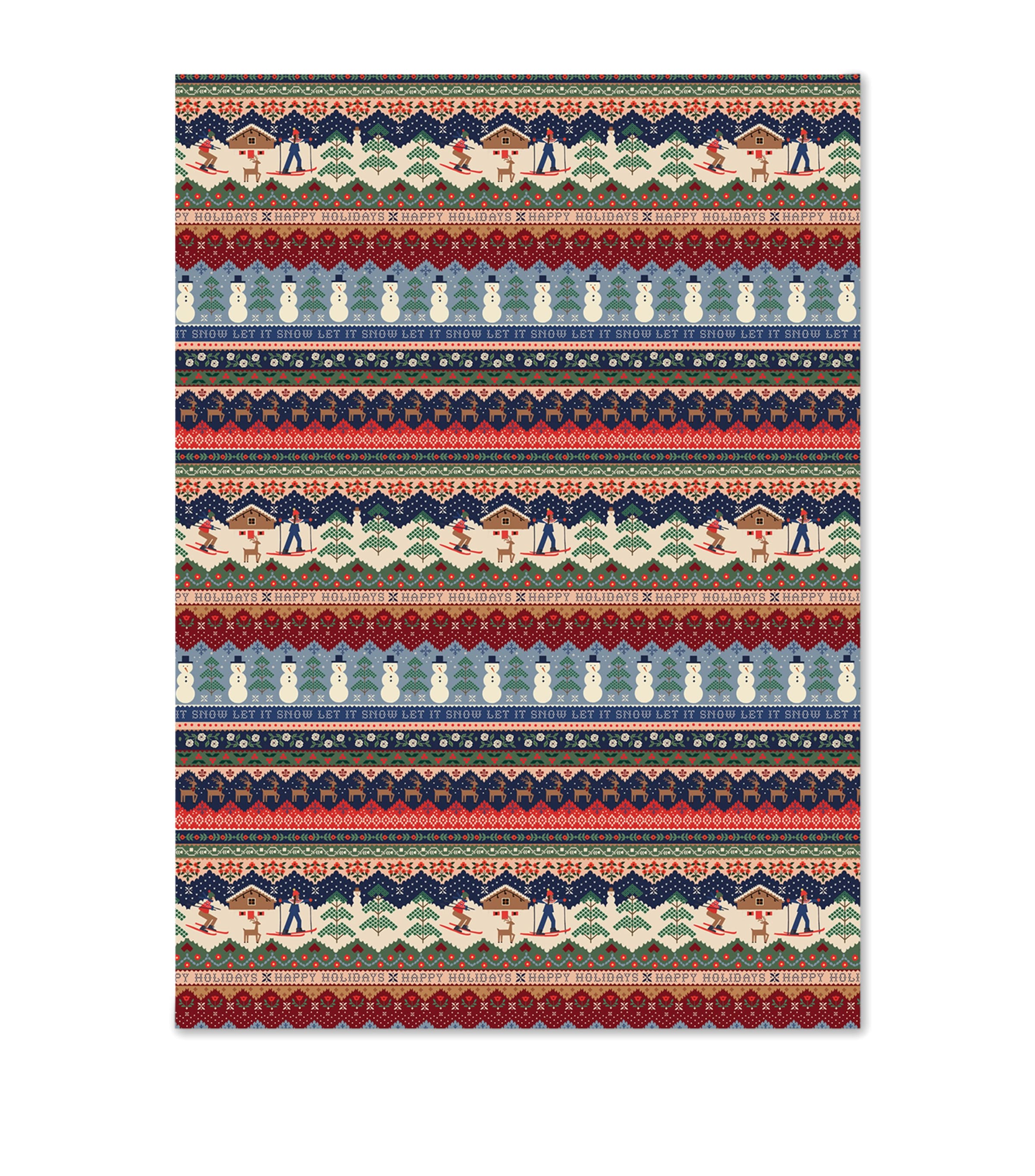 Rifle Paper Co. Ski Chalet Wrapping Paper Mixed