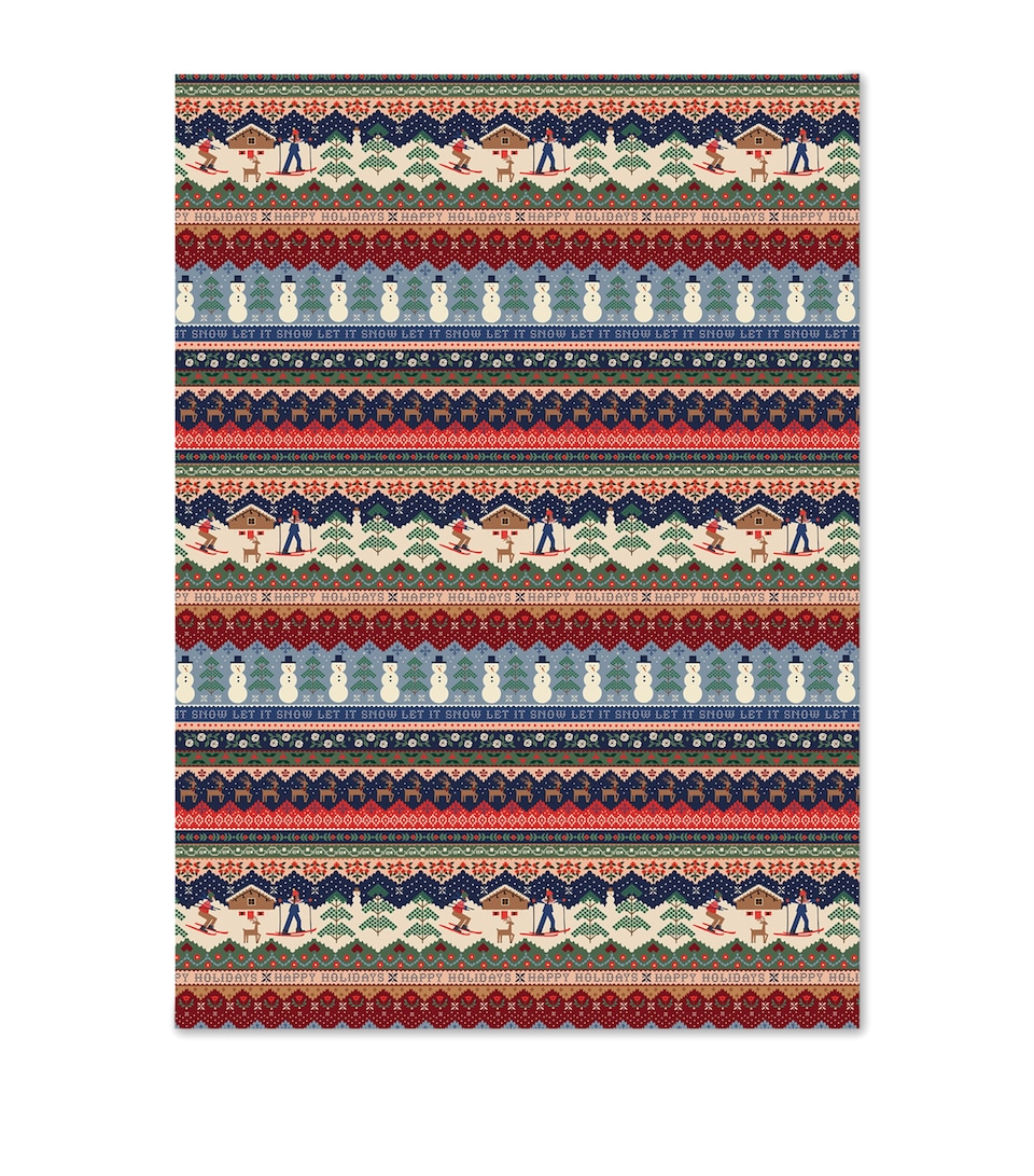 Rifle Paper Co. Ski Chalet Wrapping Paper Mixed