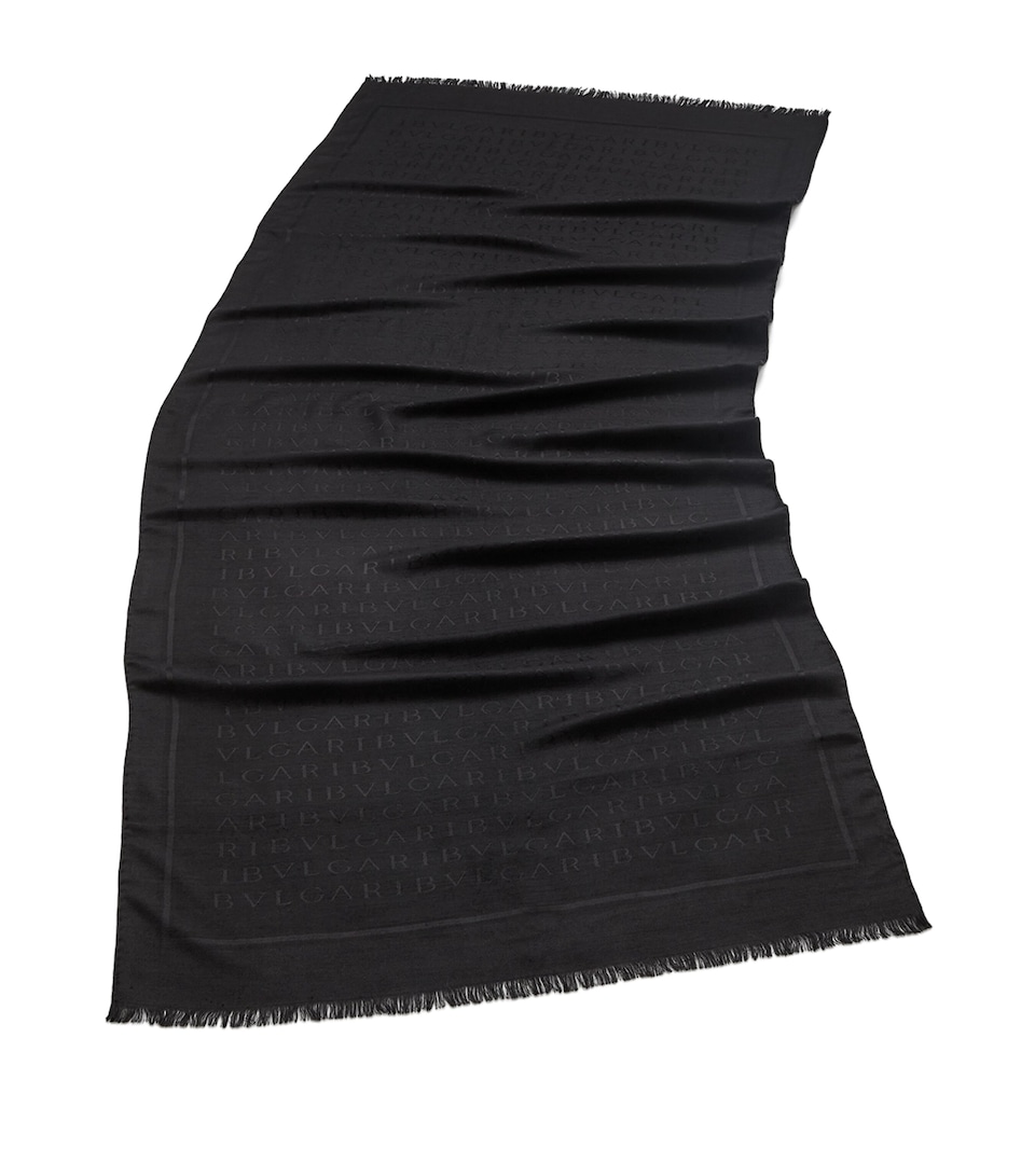 Logomania Lettere Maxi Print Scarf