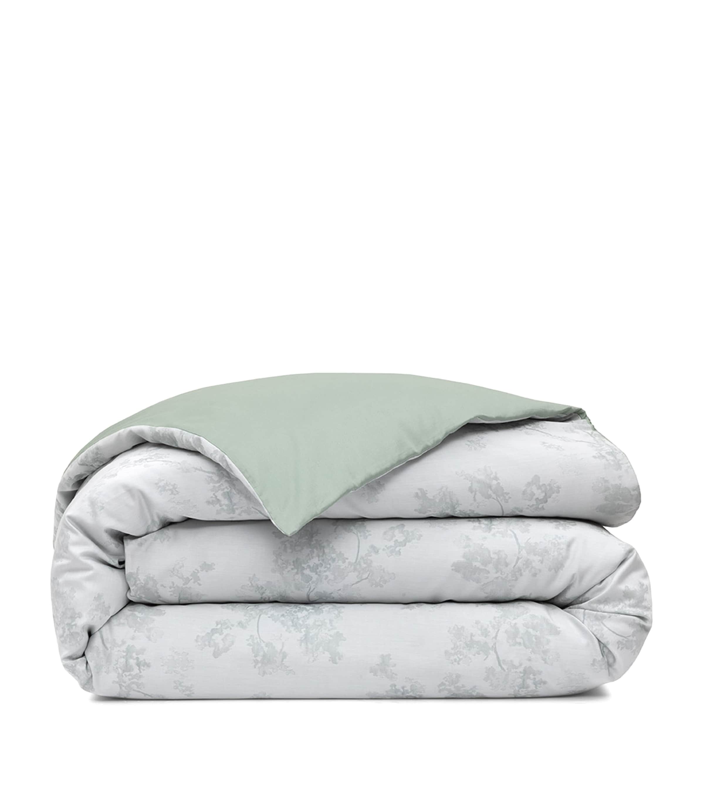 Yves Delorme Muses Super King Duvet Cover (260cm x 220cm) Green