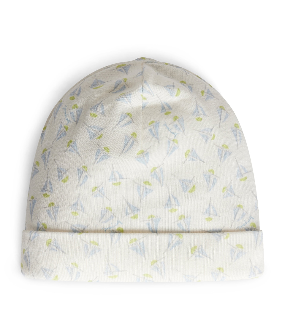 Wool-Cotton Boat Print Hat