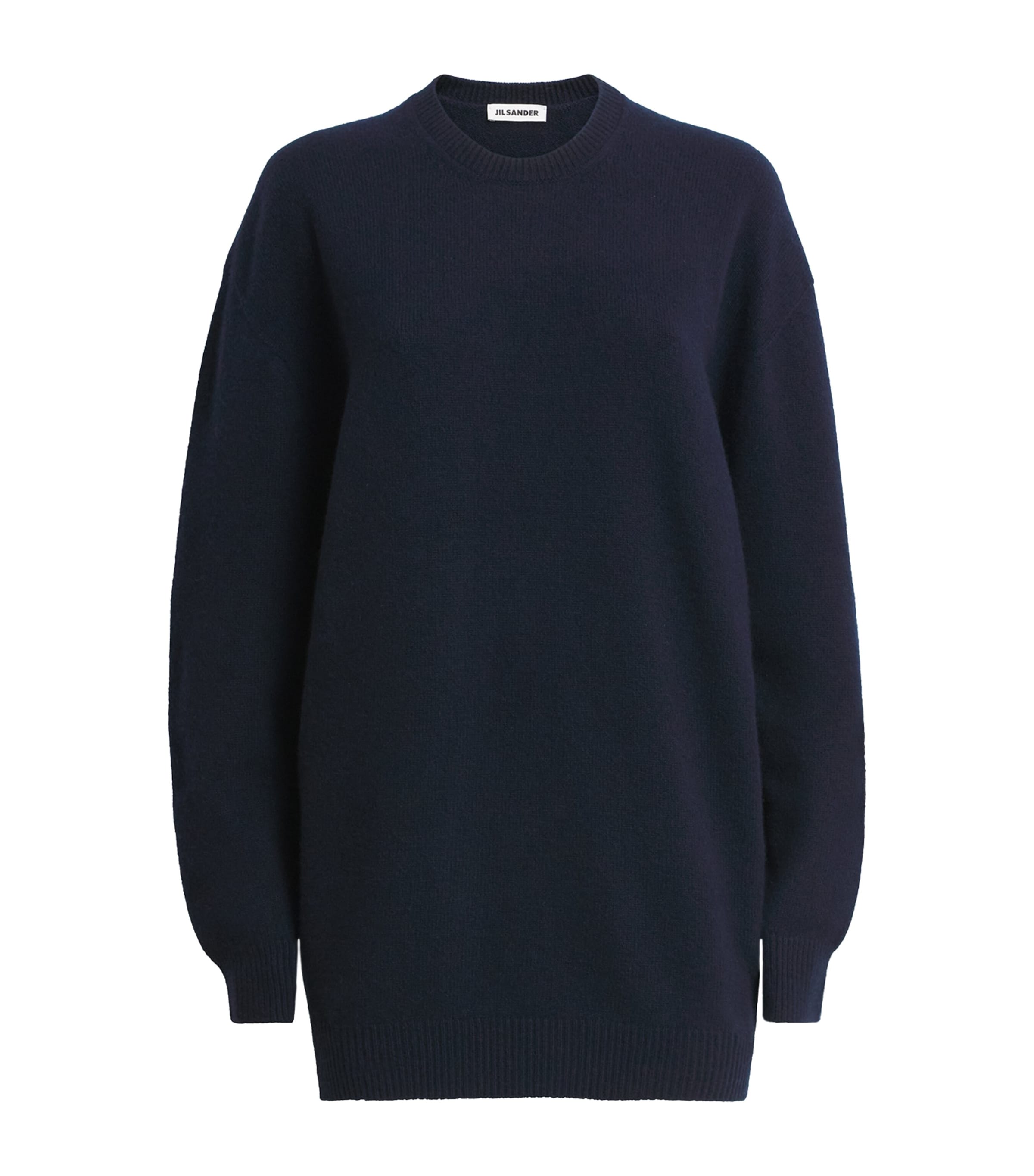 Jil Sander Womens Wool-Cashmere Sweater Ink