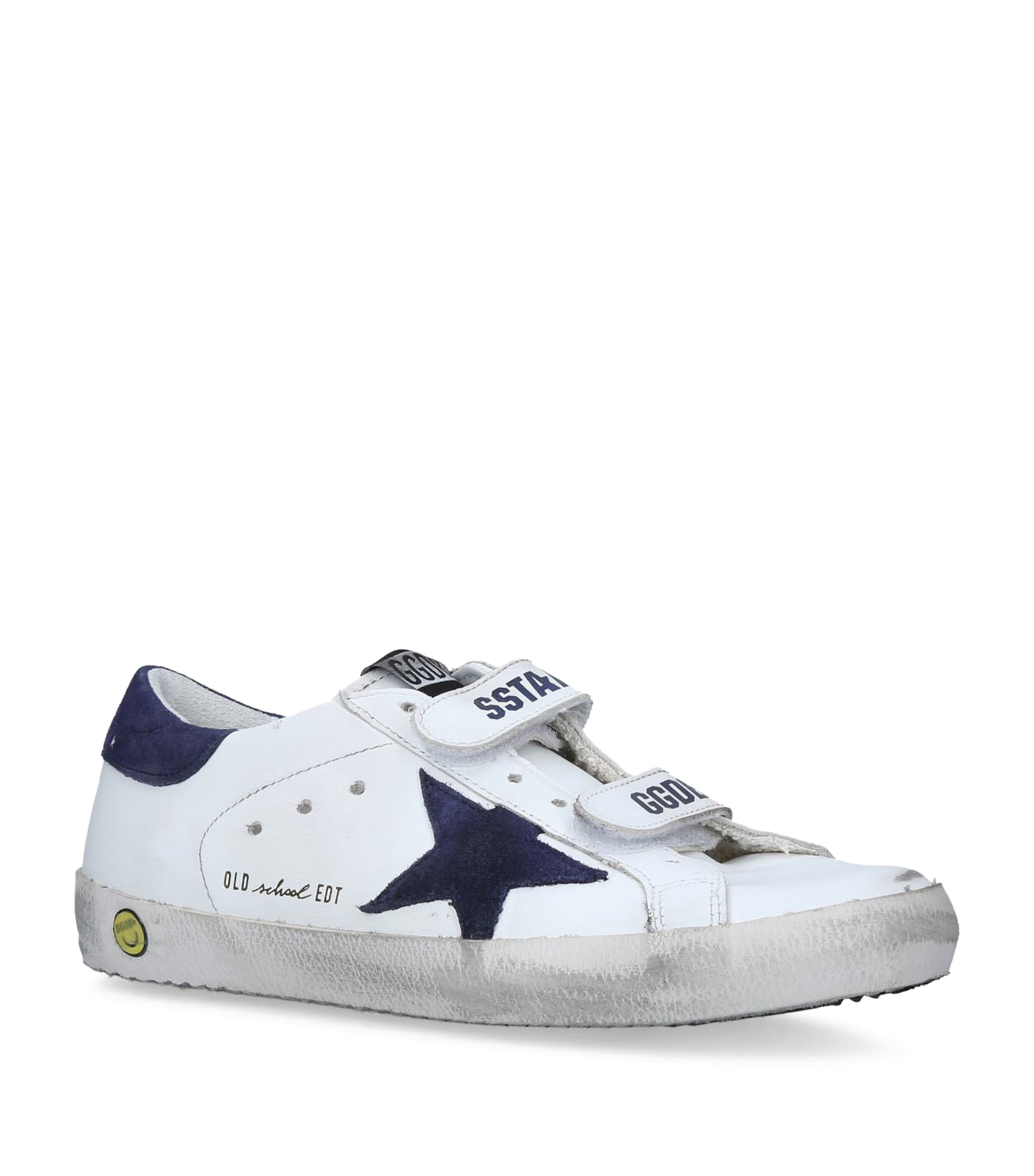 Golden Goose Leather Old School Sneakers Winter Wht