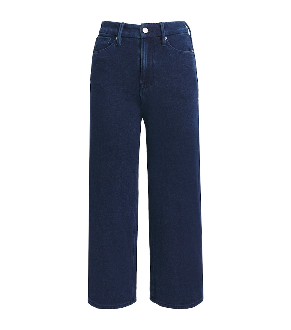 Cotton Cropped Jeanius Trousers