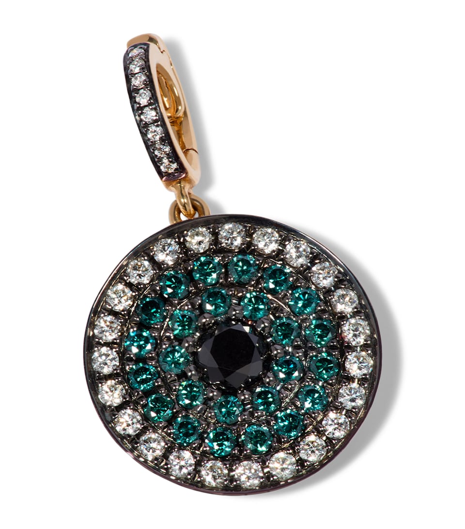 Annoushka Yellow Gold and Diamond Mythology Evil Eye Charm