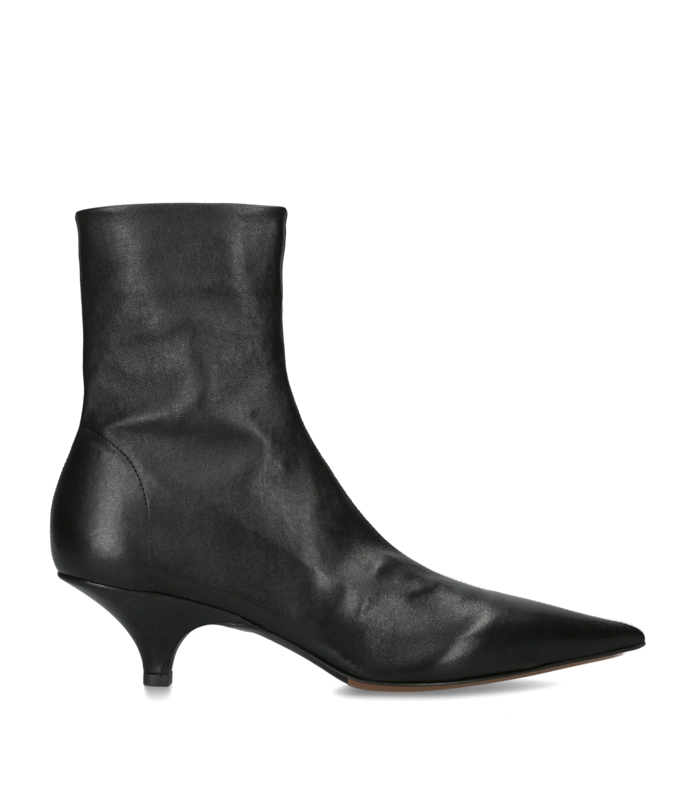 NEOUS Leather Poera Sock Ankle Boots 40 Black