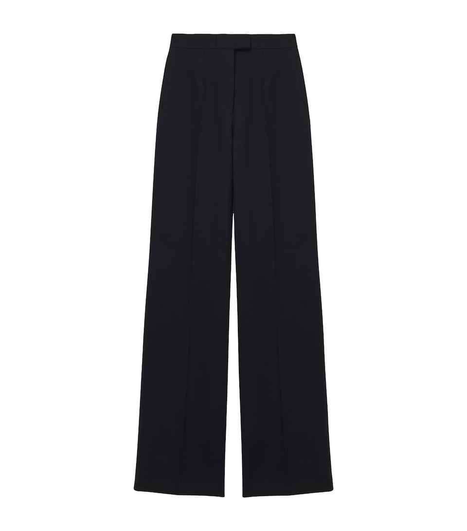 Wool Wide-Leg Trousers