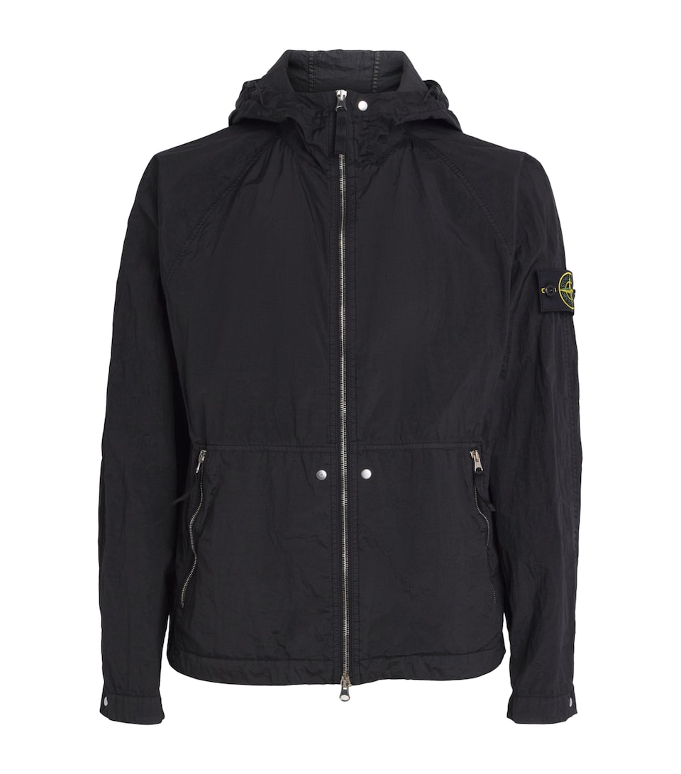 Stone Island Mens Nylon Watro-TC Hooded Parka