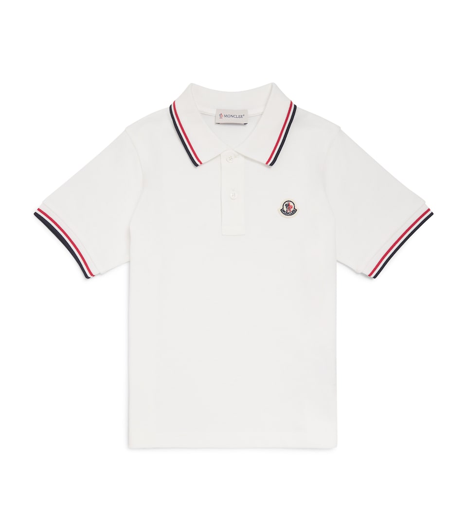 Moncler Enfant Cotton Piqué Polo Shirt (8-10 Years)
