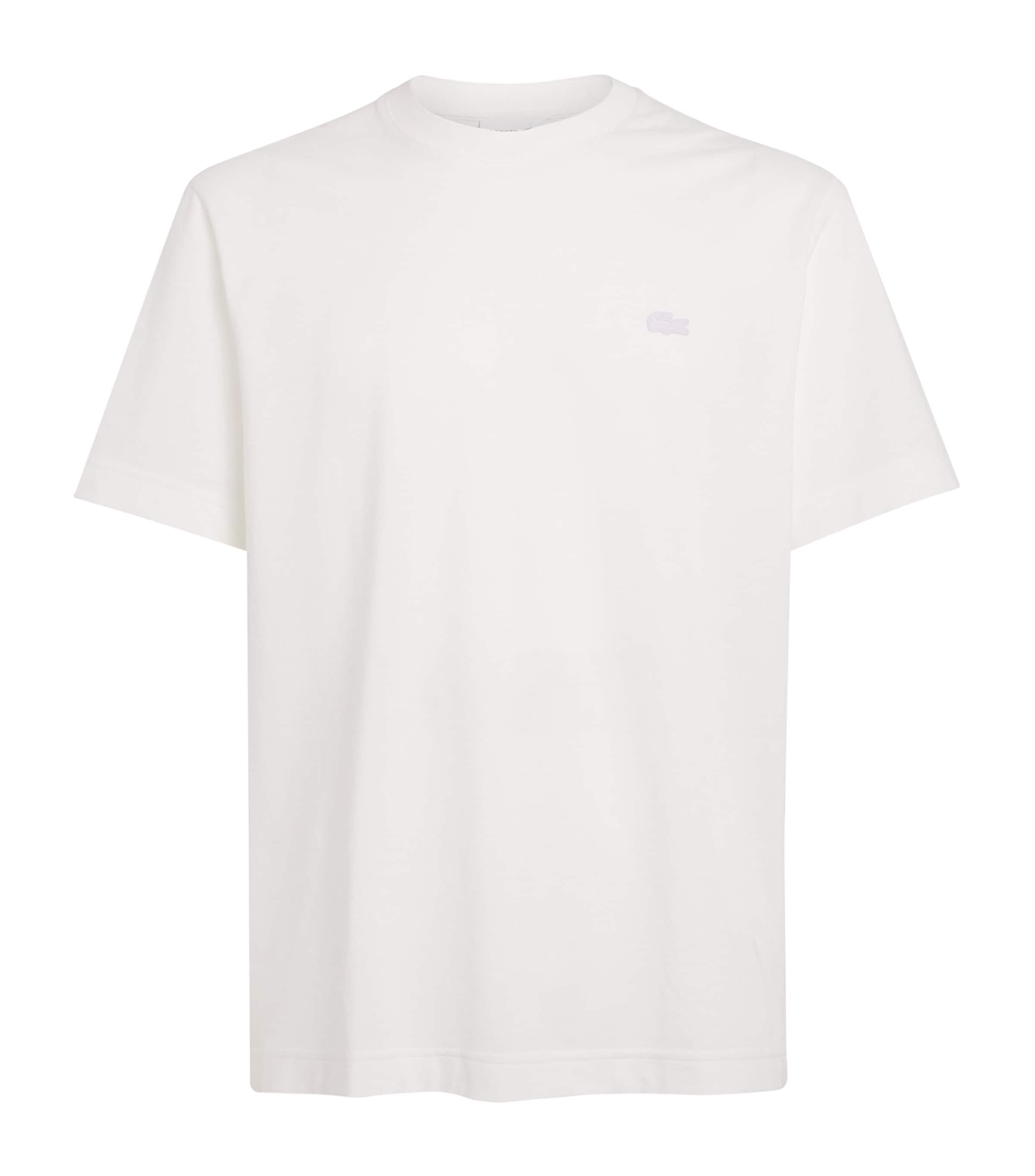 Lacoste Mens Pima Cotton Piqué T-Shirt White