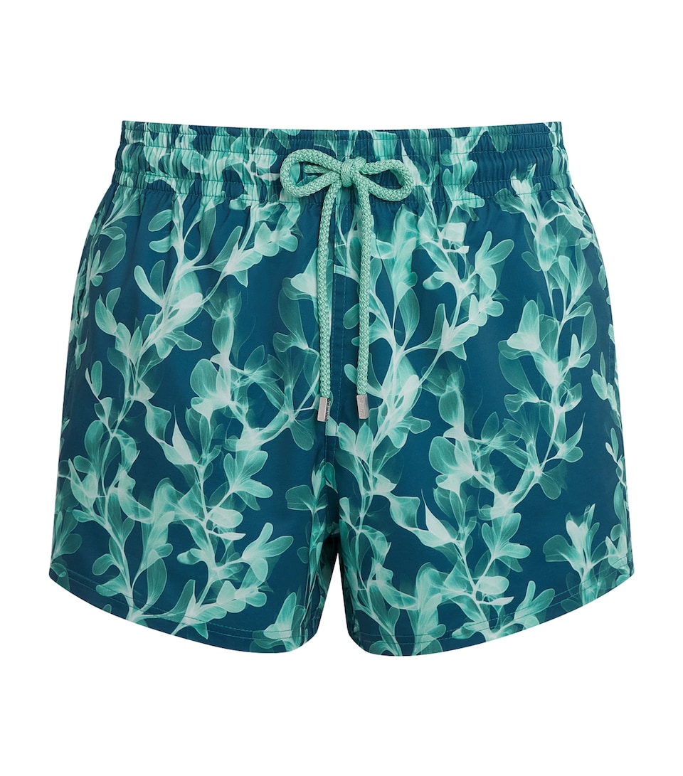 Vilebrequin Mens X-Ray Seaweed Swim Shorts Coin Coin