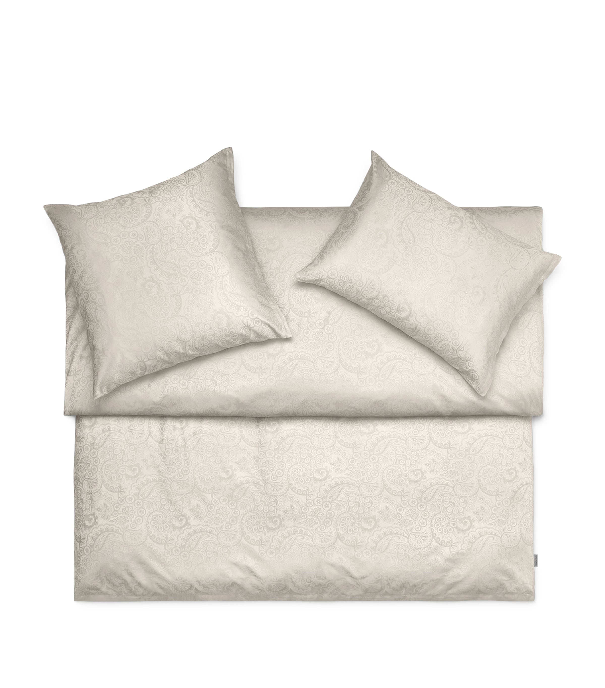 Schlossberg Paisley Talis King Duvet Cover (230cm x 220cm) Ecru