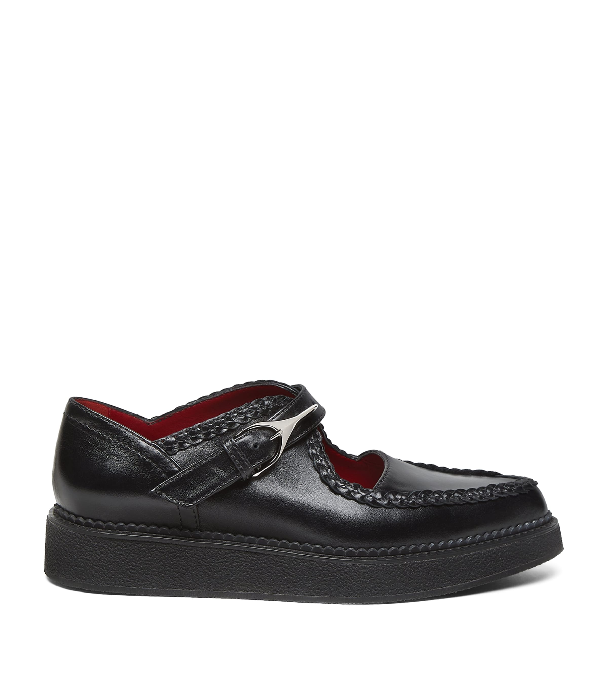 McQueen Calfskin Wishbone Creepers