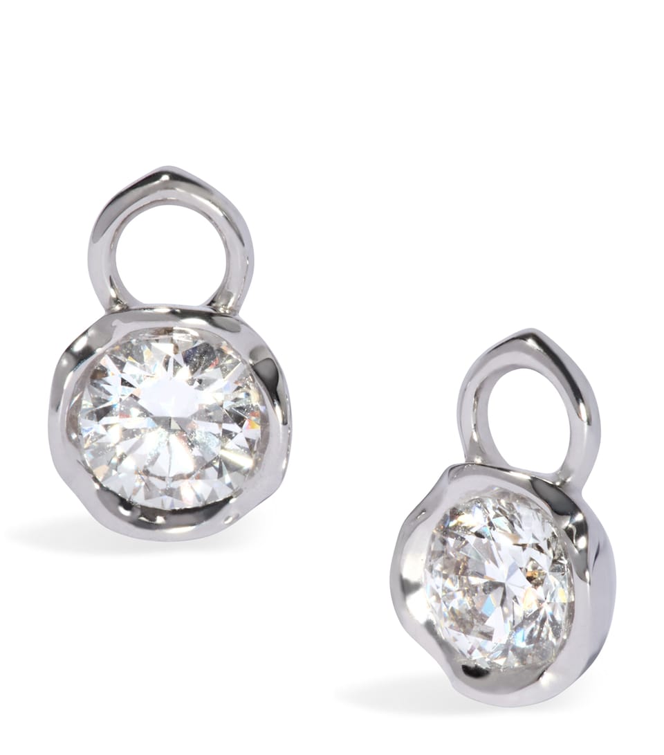 Annoushka White Gold and Diamond Whoopsie Daisy Earring Drops White Gold