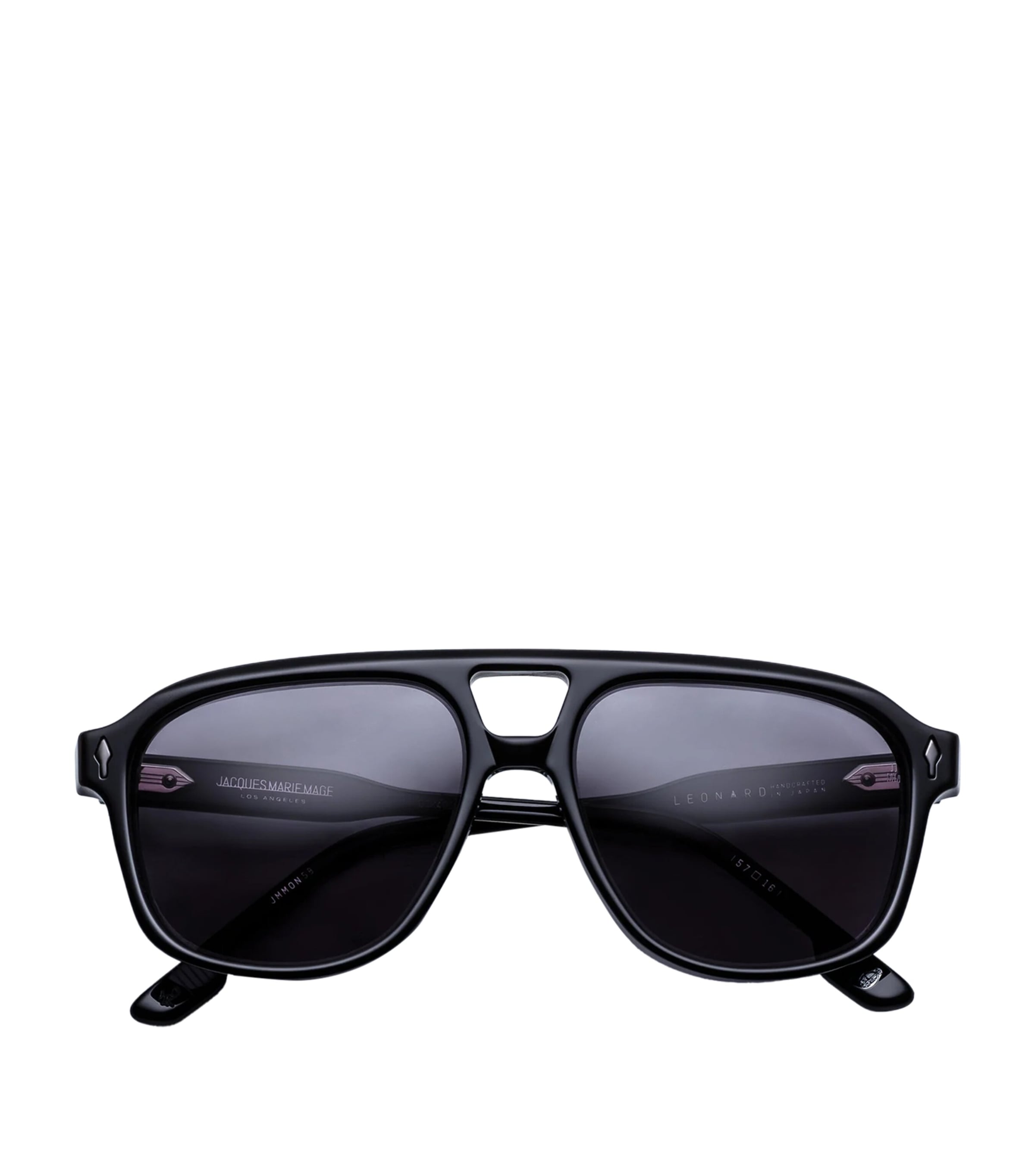 Jacques Marie Mage Leonard Navigator Sunglasses Raven