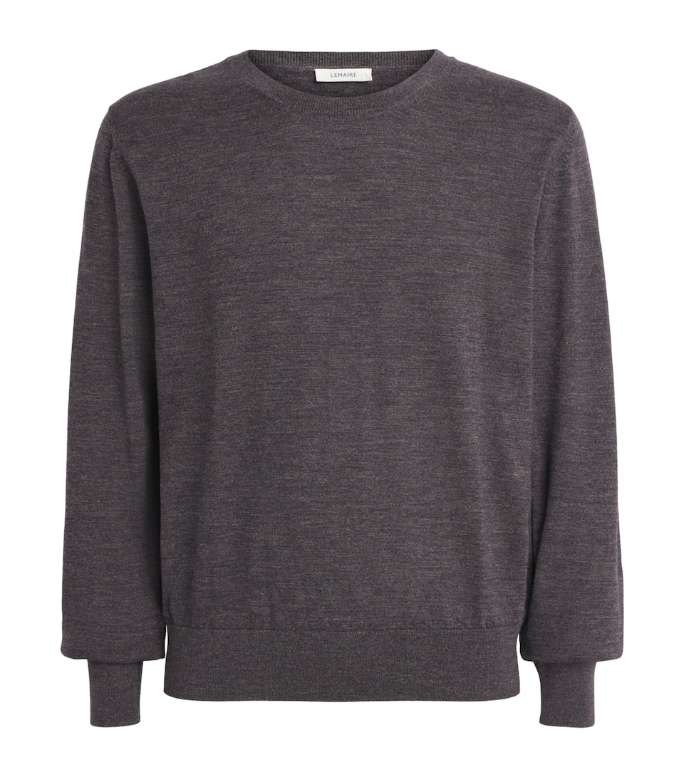 Lemaire Mens Merino Wool Sweater Ecorce
