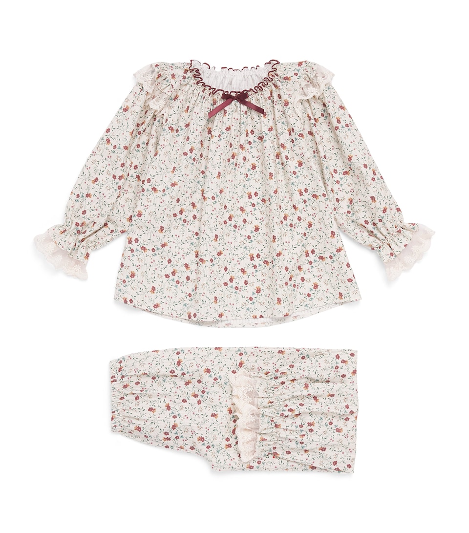 Amiki Floral Daniela Pyjama Set (2-14 Years) Vintage Flowers