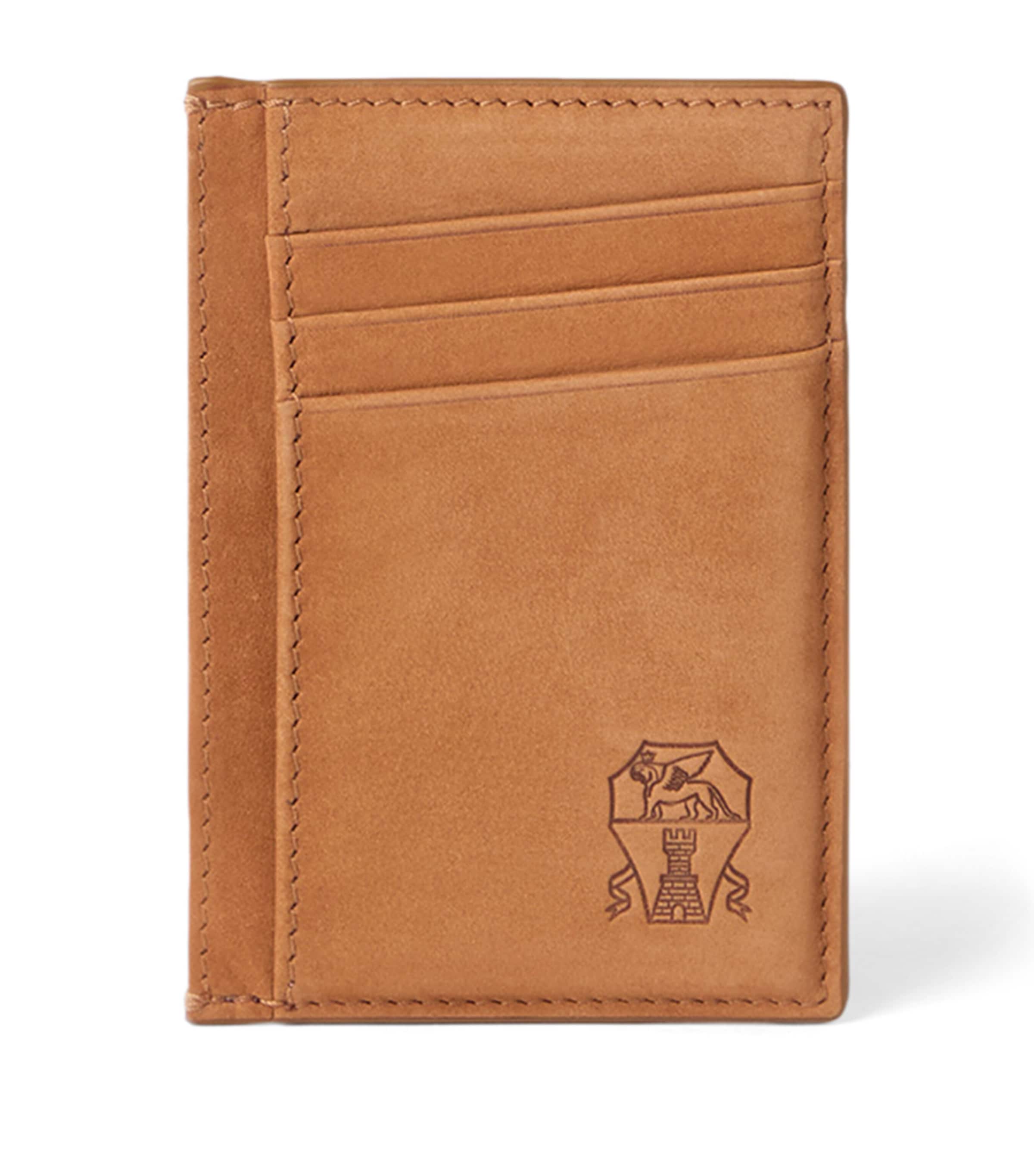 Nubuck Leather Card Holder
