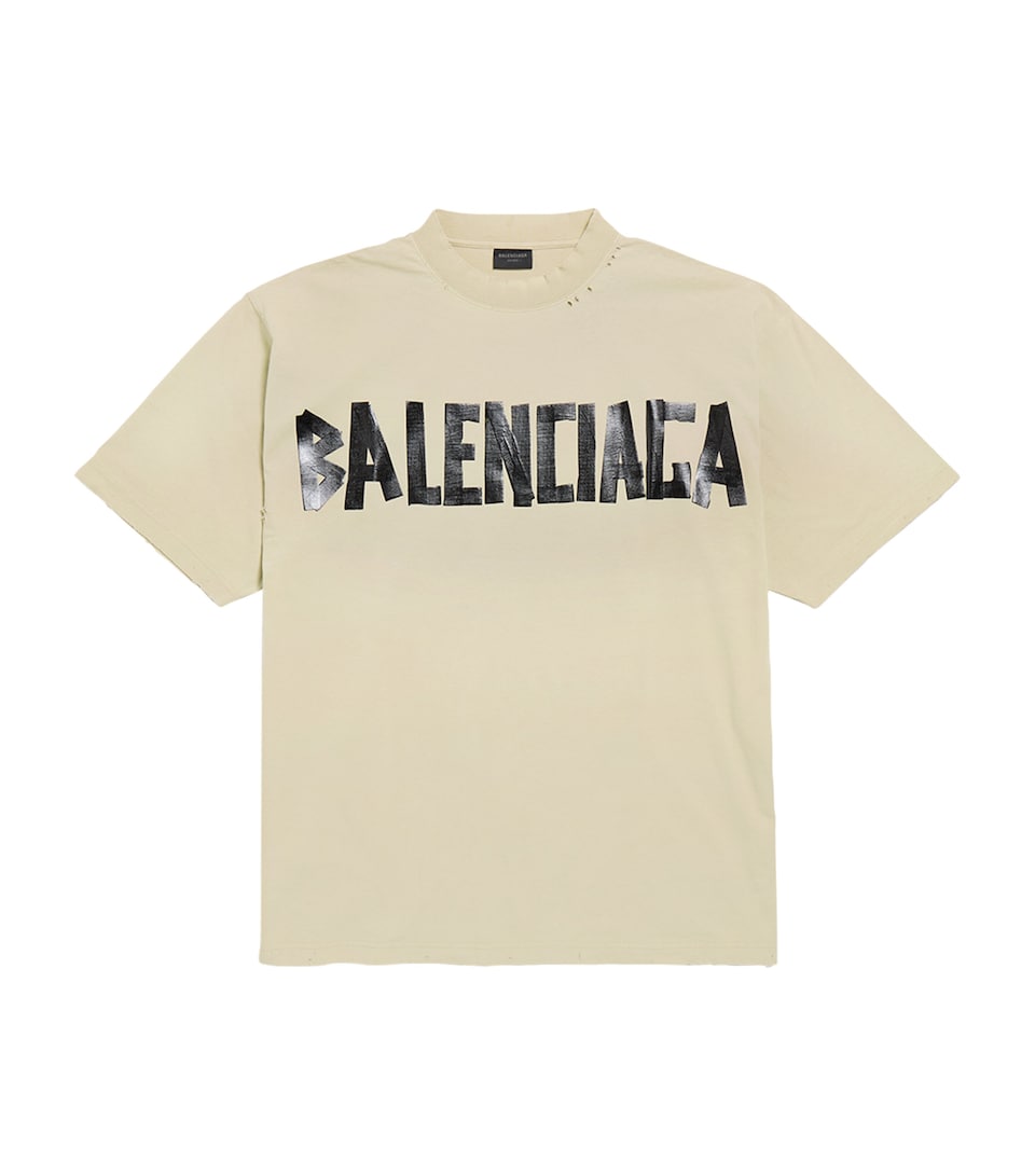 Oversized Tape Logo T-Shirt