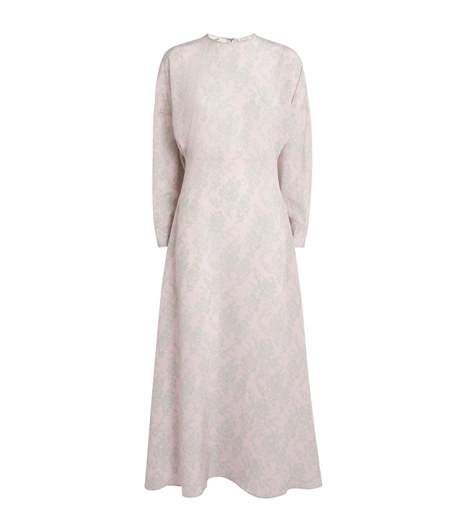 Silk Floral Selene Maxi Dress