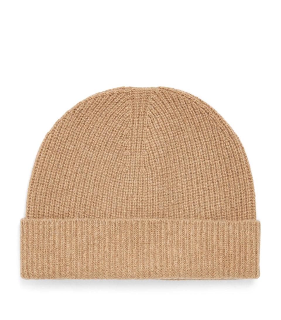 Cashmere Ribbed Beanie