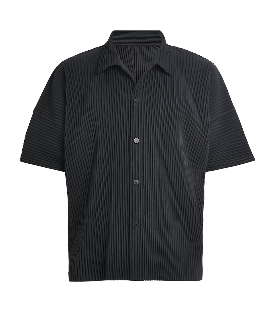 Pleated Polo Shirt