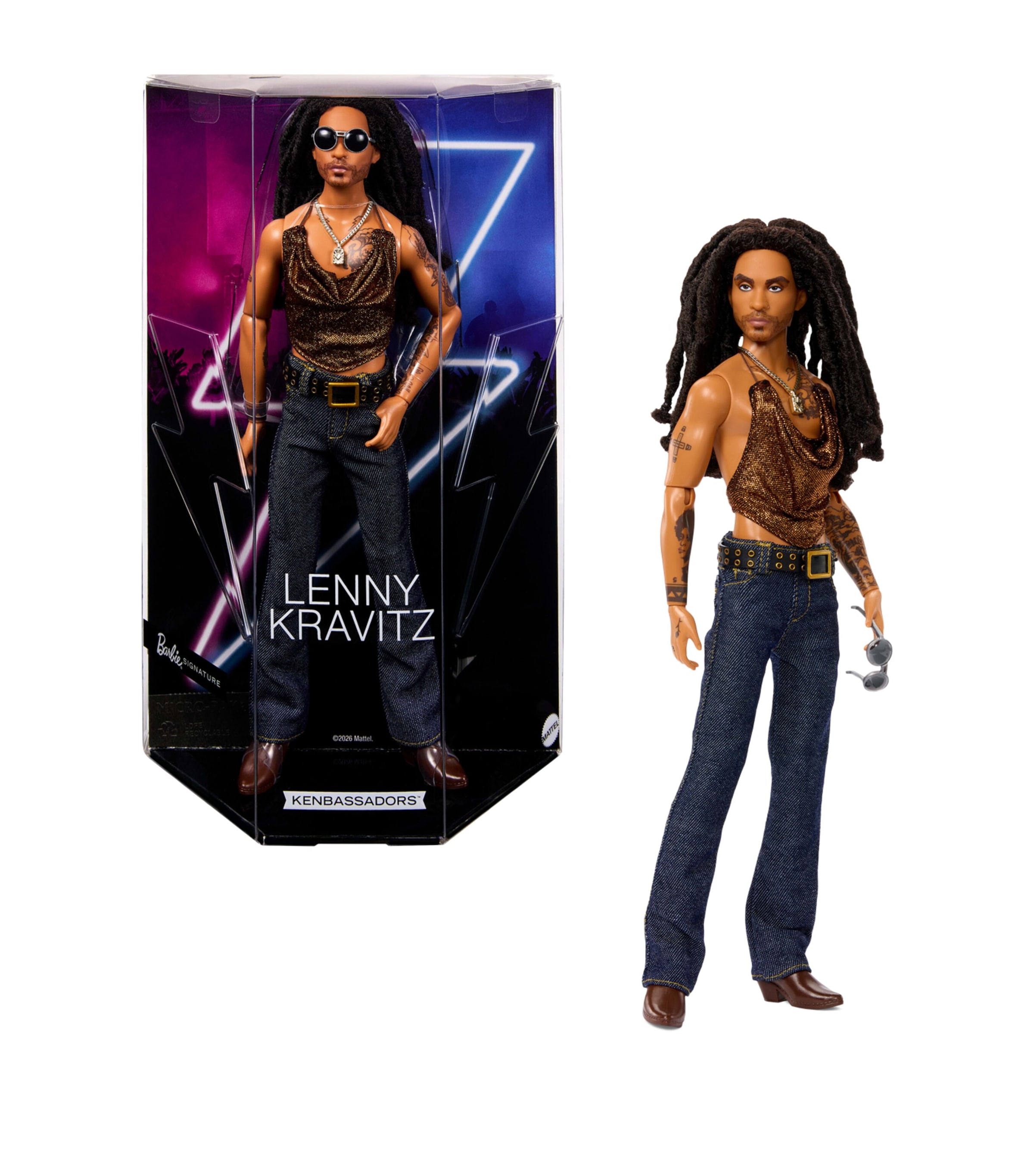 Barbie Music Series Lenny Kravitz Ken Doll