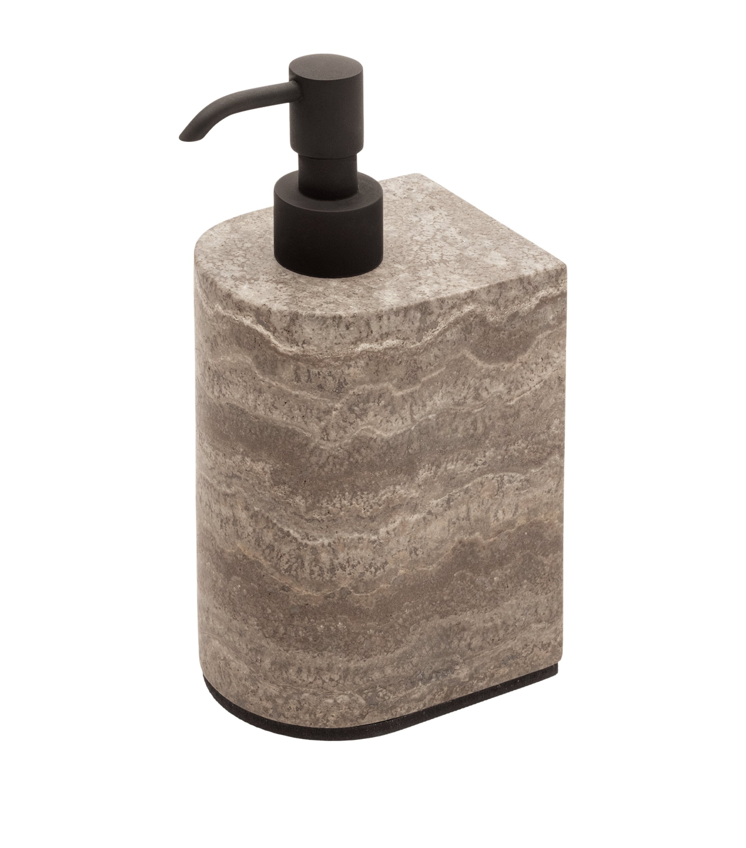 Giobagnara Marble-Effect Noble Soap Dispenser Travotino Titanium