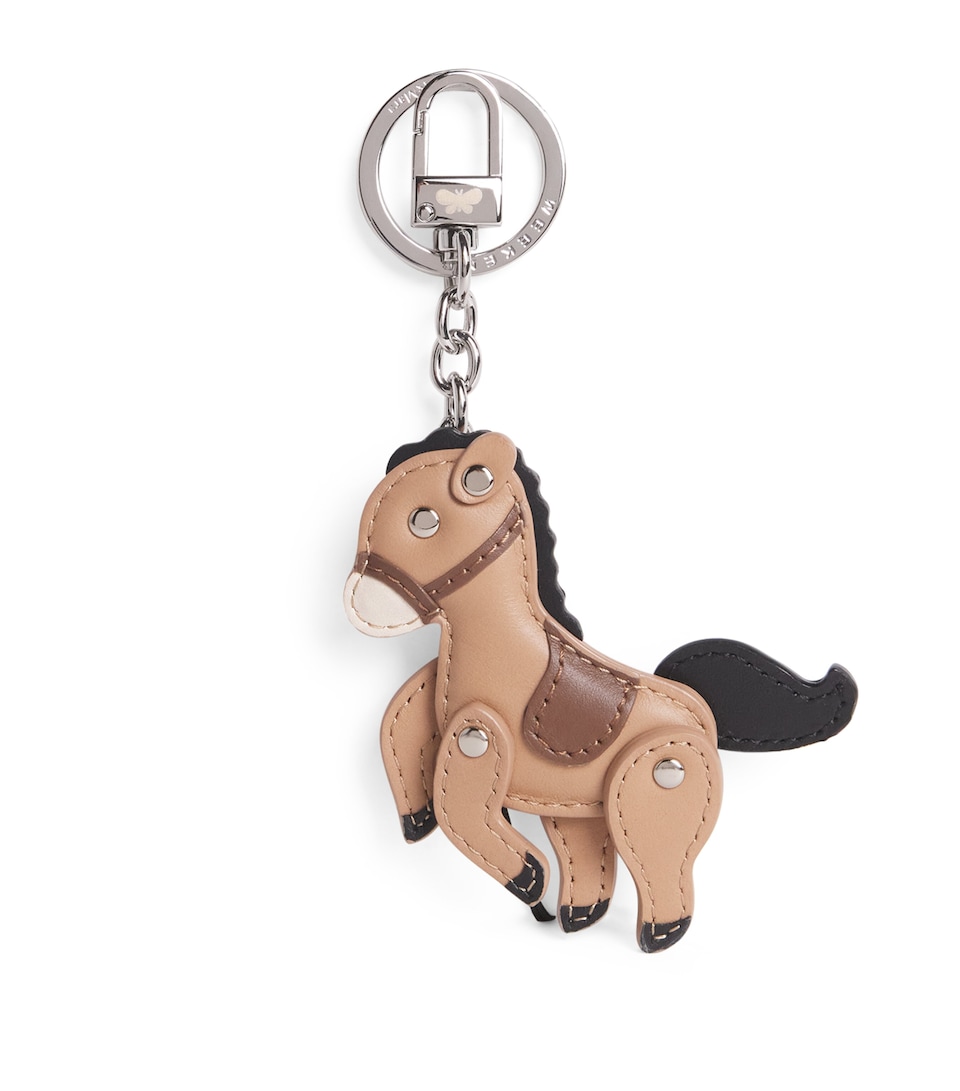 Leather Horse Key Ring