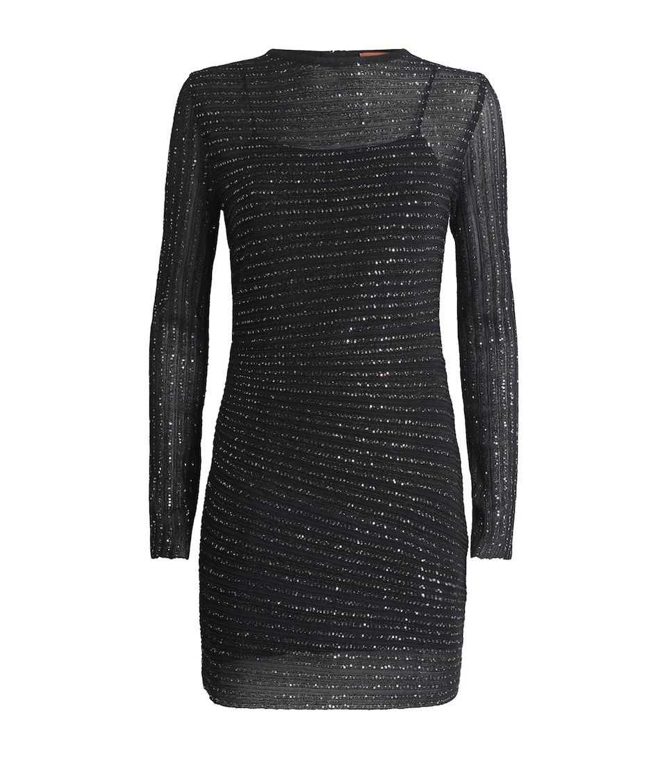 Sequinned Mini Dress