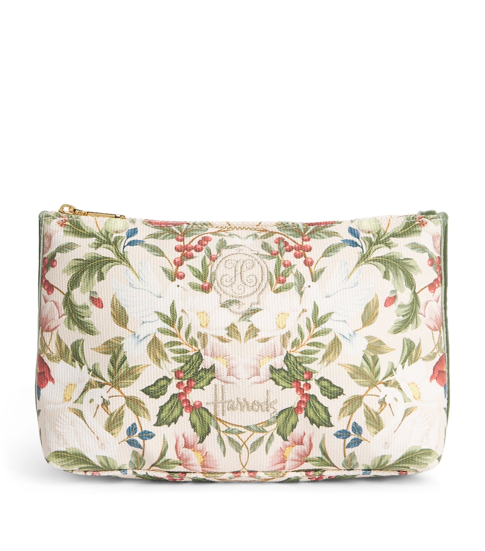 Harrods Small Partridge Cosmetic Bag Neutral