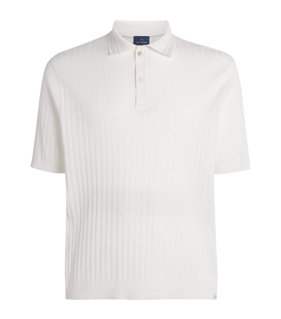 Piuma Cotton Ribbed Polo Shirt