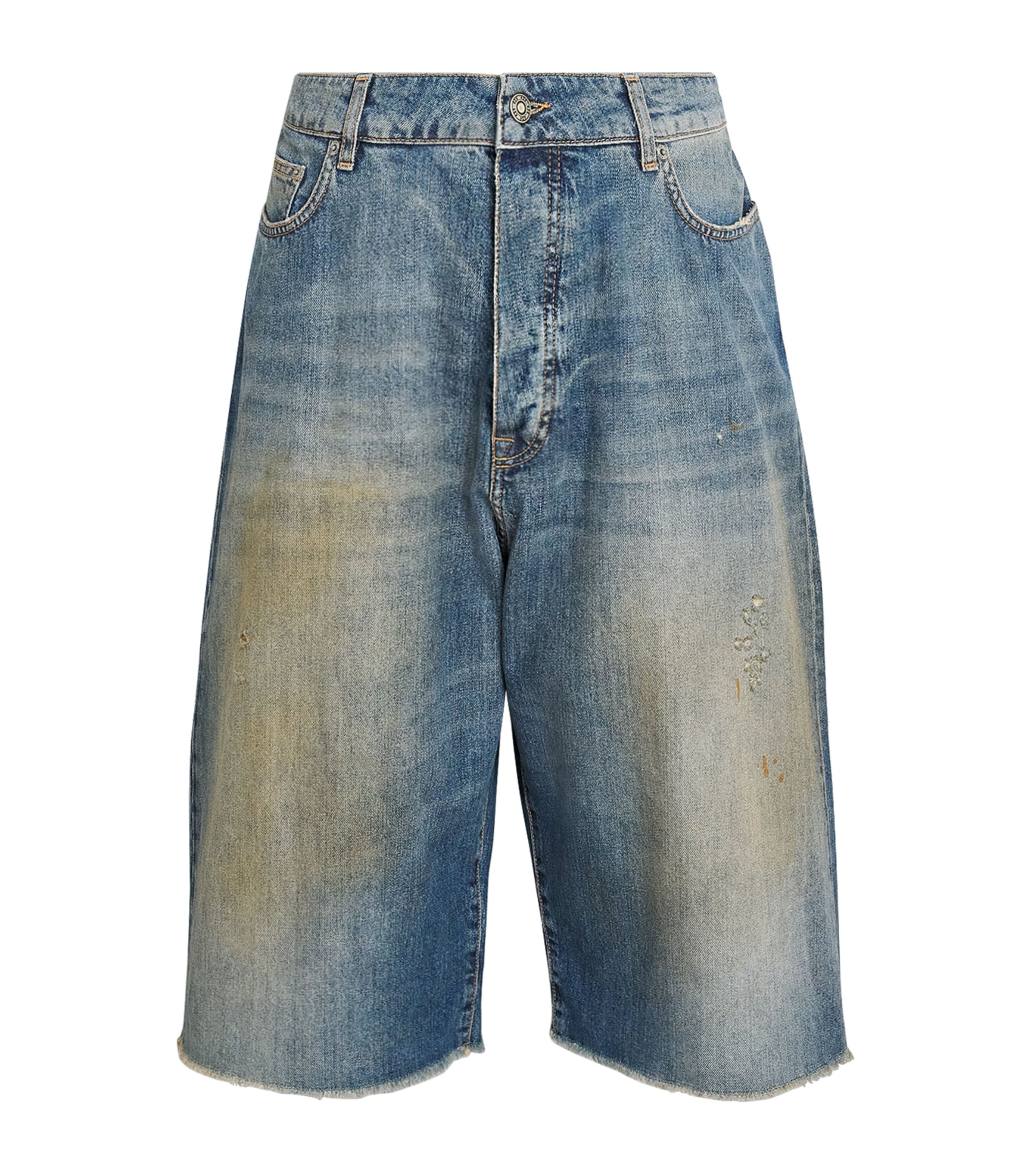 424 Mens Oversized Big Daddy Denim Shorts Jap