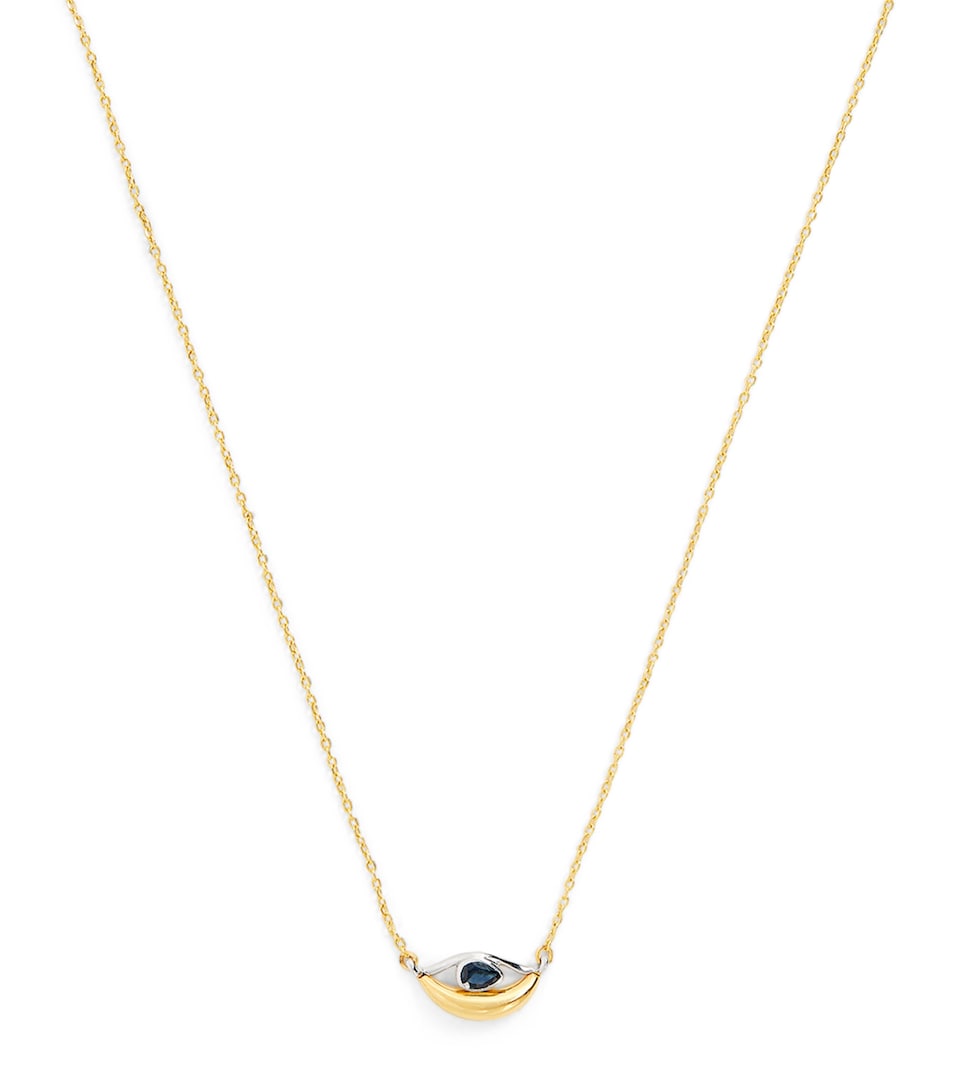 Yellow Gold and Sapphire Salvatore Necklace