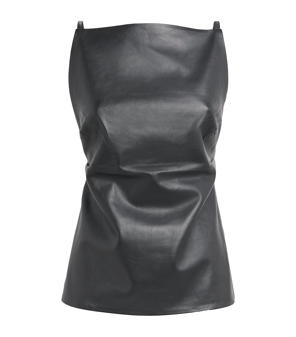Lambskin Square-Neck Camisole