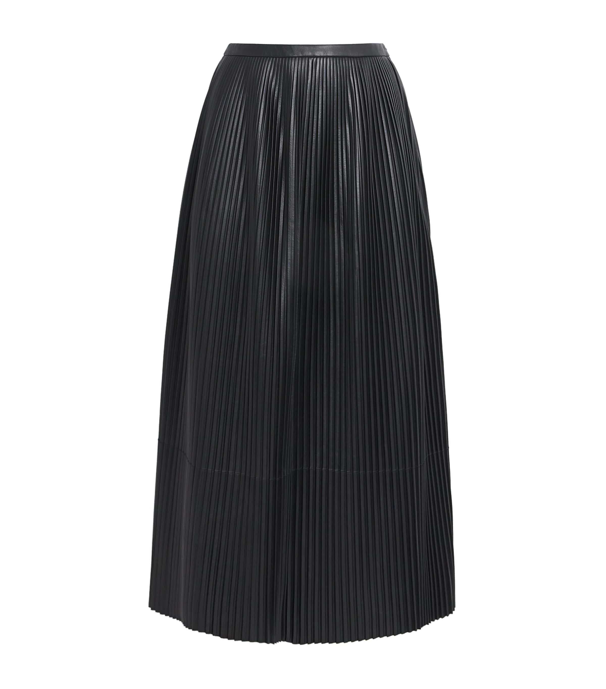 Nappa Leather Didi Midi Skirt