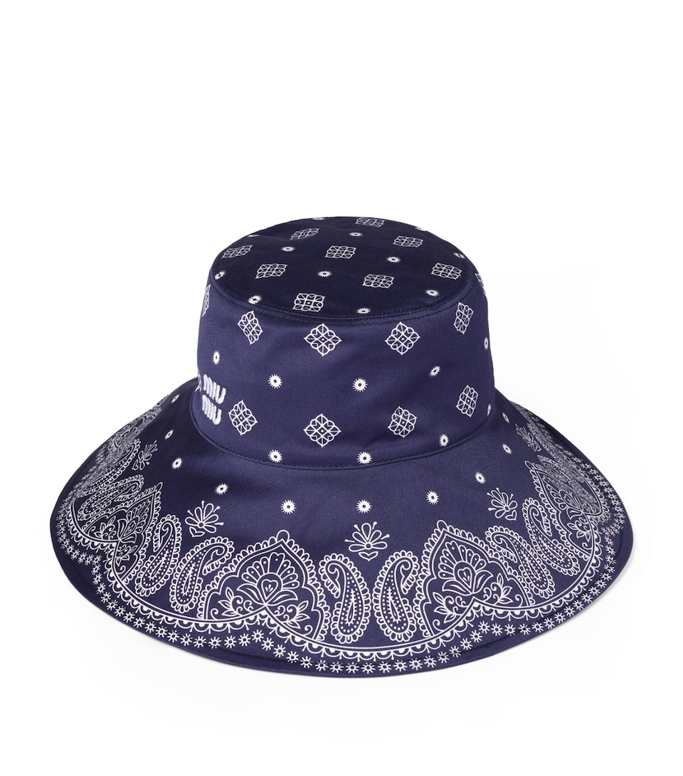 Bandana Print Bucket Hat