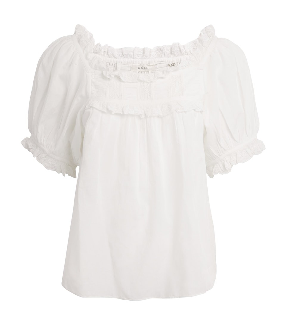 Organic Cotton-Blend Frances Blouse