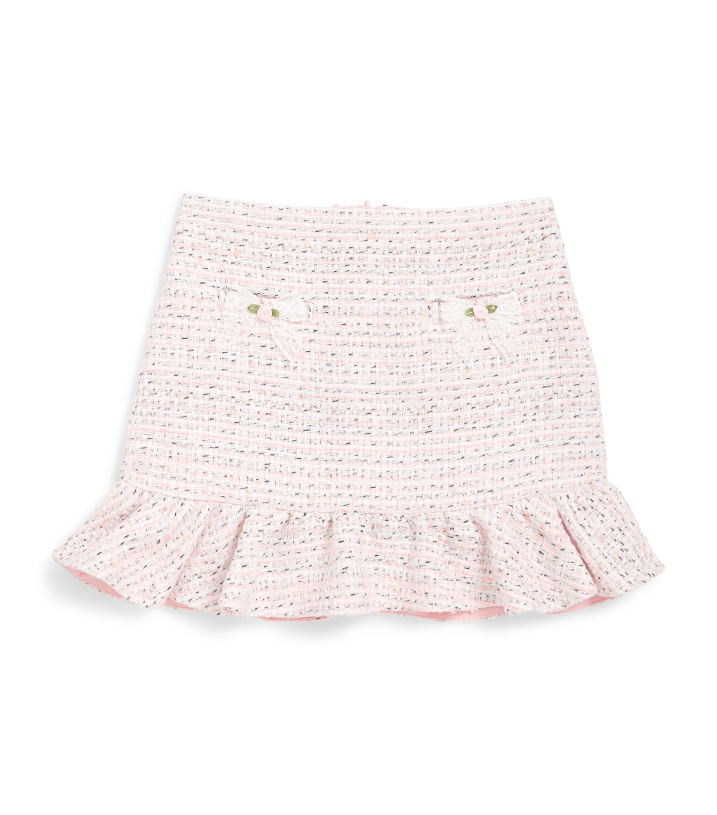 Bouclé Bow-Detail Skirt (4-12 Years)