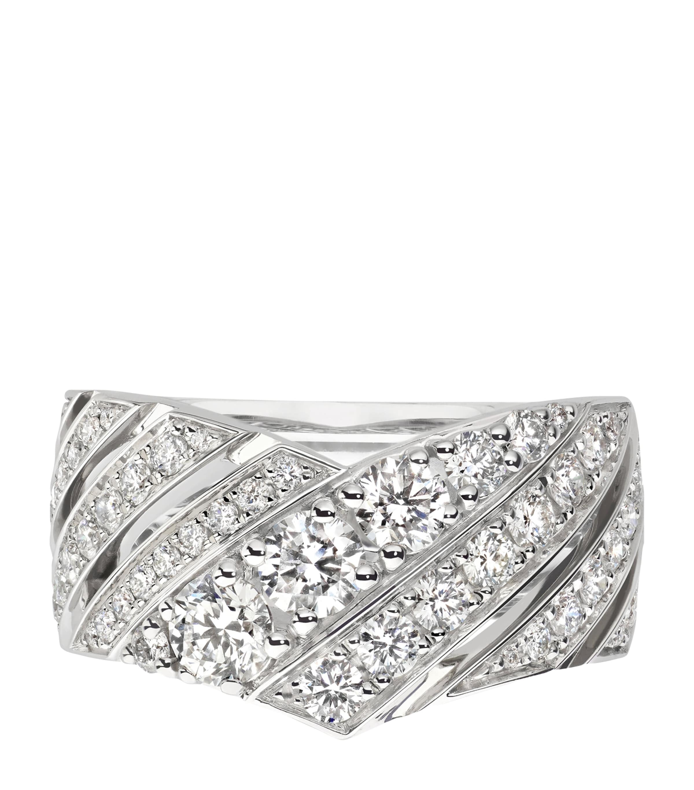 White Gold and Diamond Joséphine Aigrette Ring