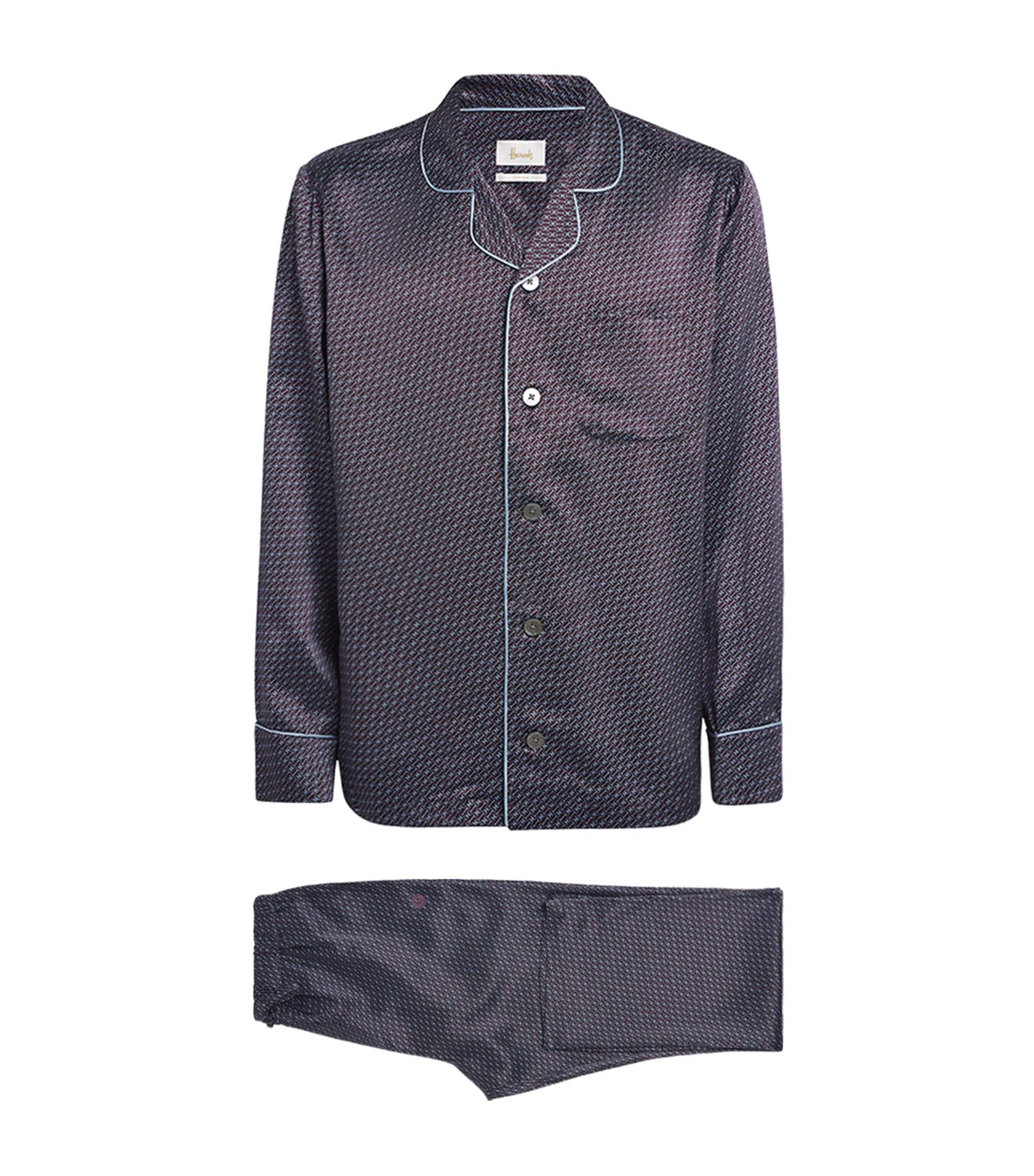 Silk Snaffle Print Pyjama Set