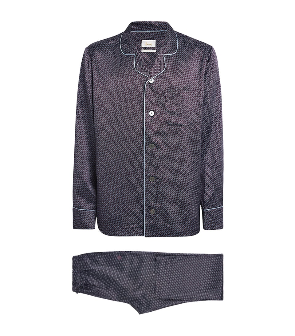 Silk Snaffle Print Pyjama Set
