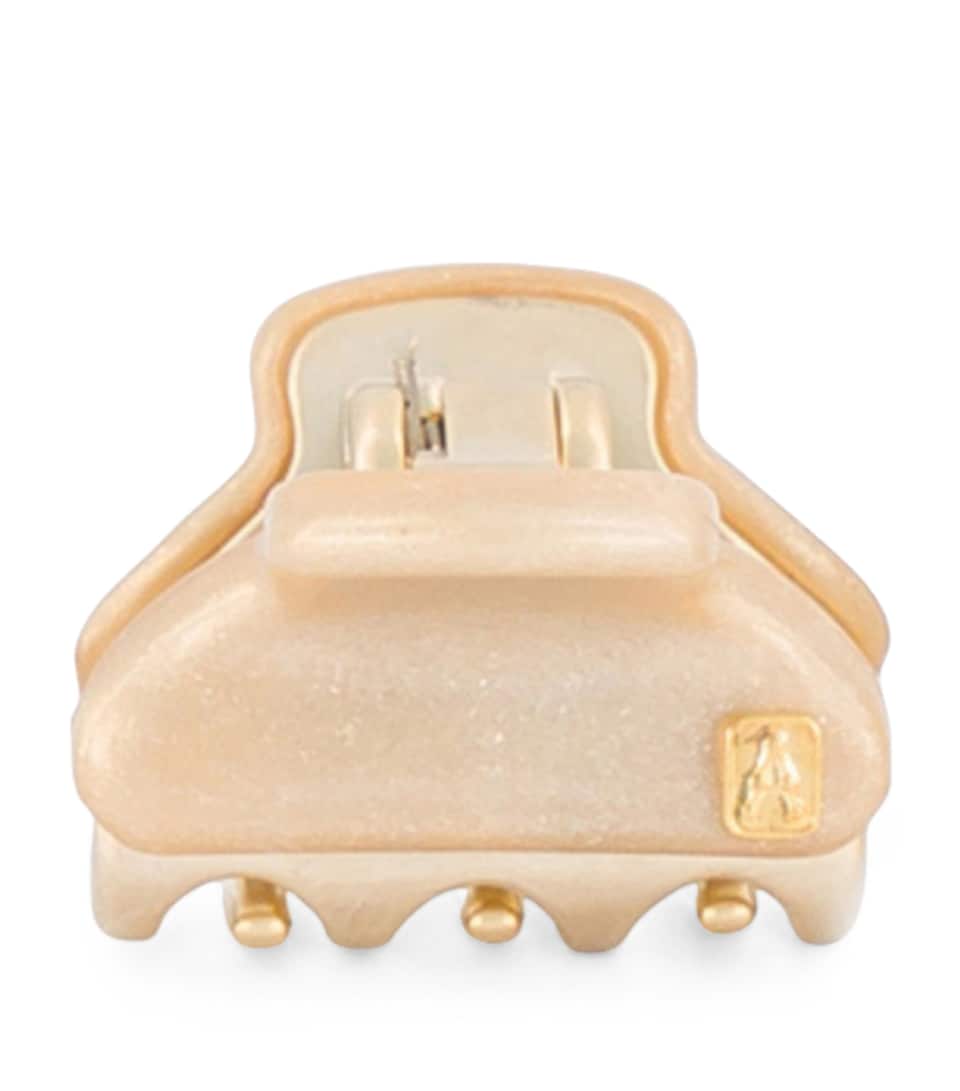 Gold-Plated Mini Claw Hair Clip