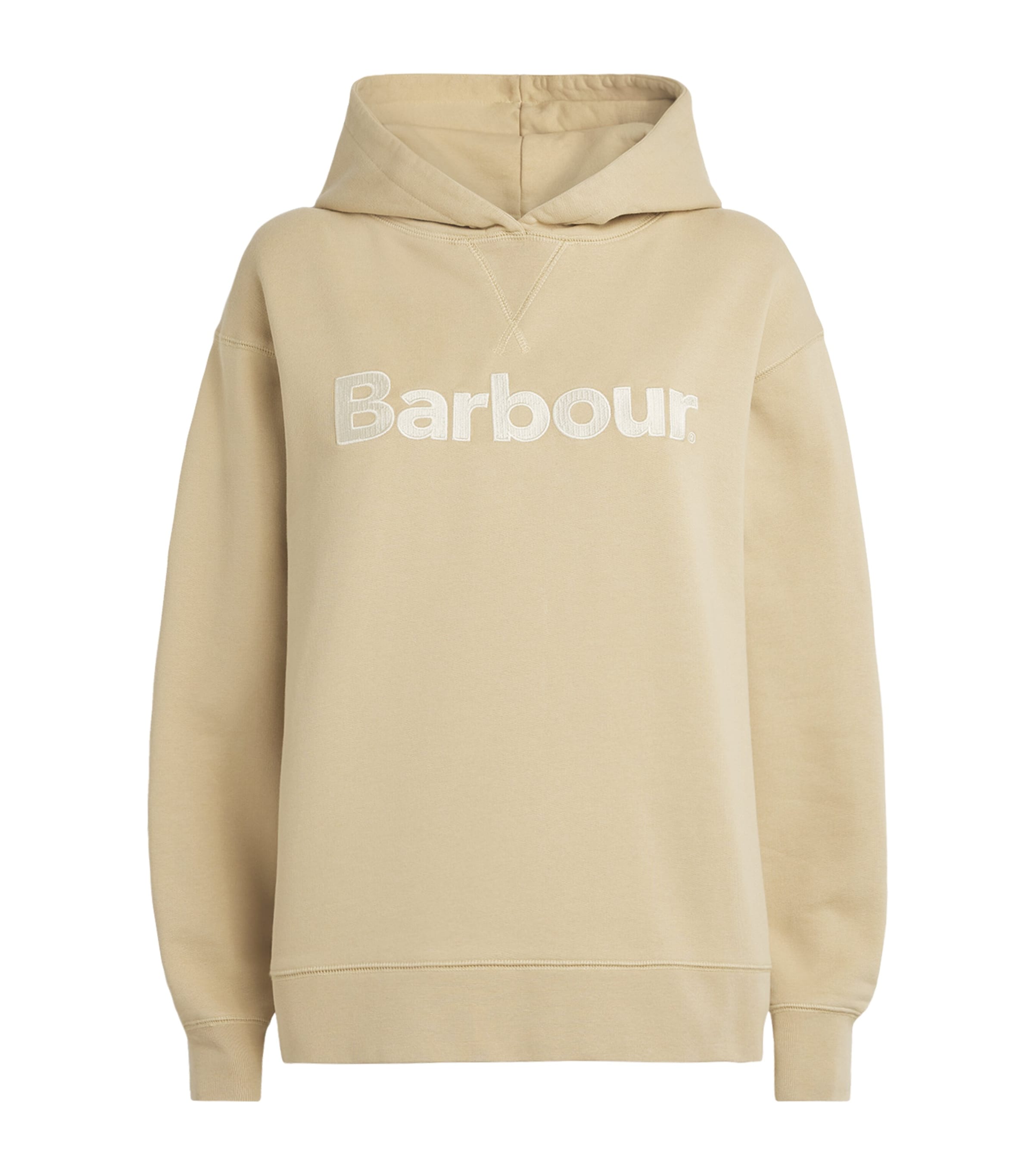 Barbour Womens Cotton Logo Hartland Hoodie Warm Trench