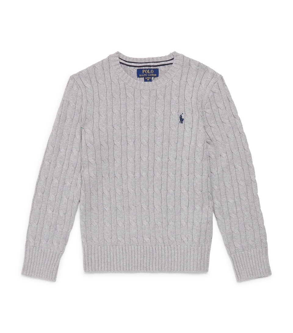 Ralph Lauren Kids Cotton Cable-Knit Sweater (6-14 Years) Andover