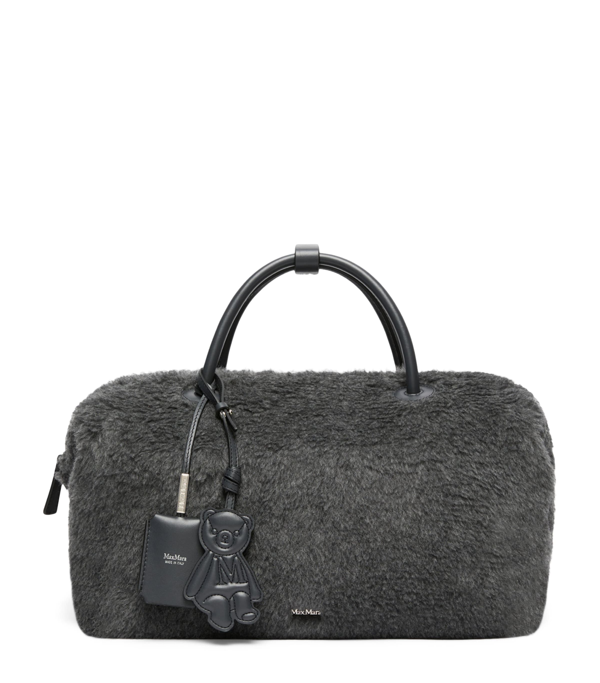 Max Mara Teddy Top-Handle Bag Medium Grey