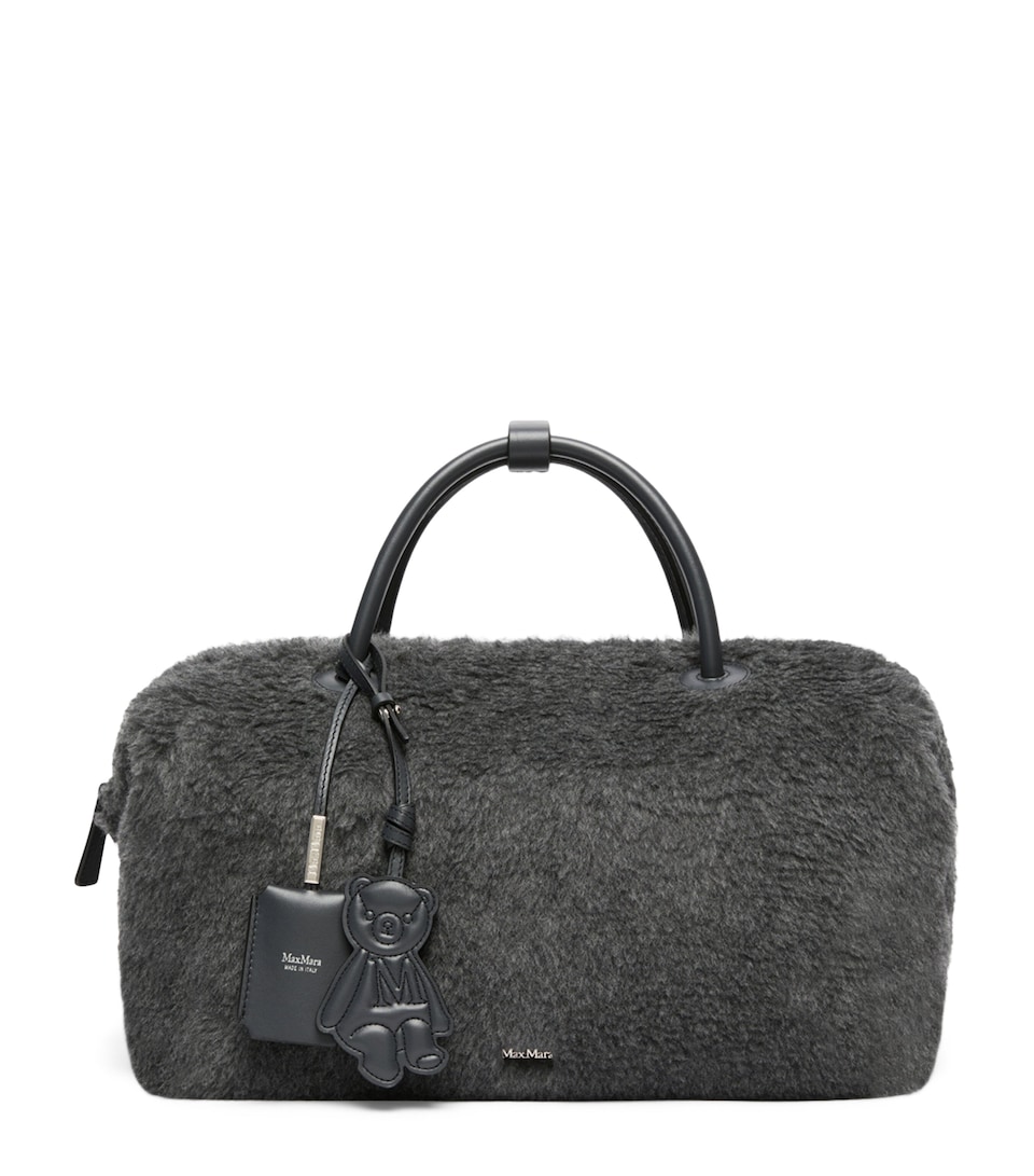 Max Mara Teddy Top-Handle Bag Medium Grey