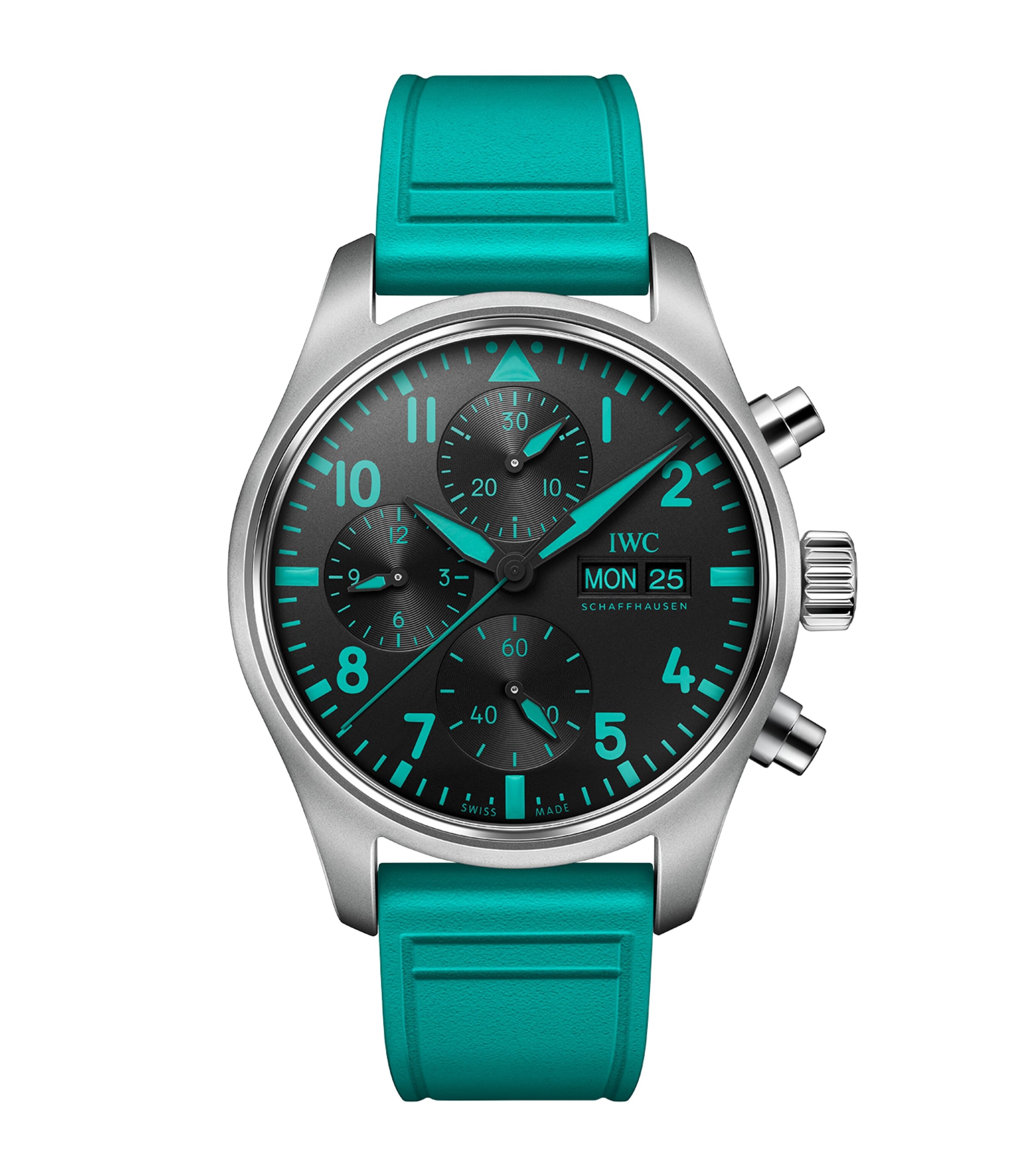 IWC Schaffhausen Titanium Mercedes-AMG Petronas Formula One Pilot’s Watch 41mm Black
