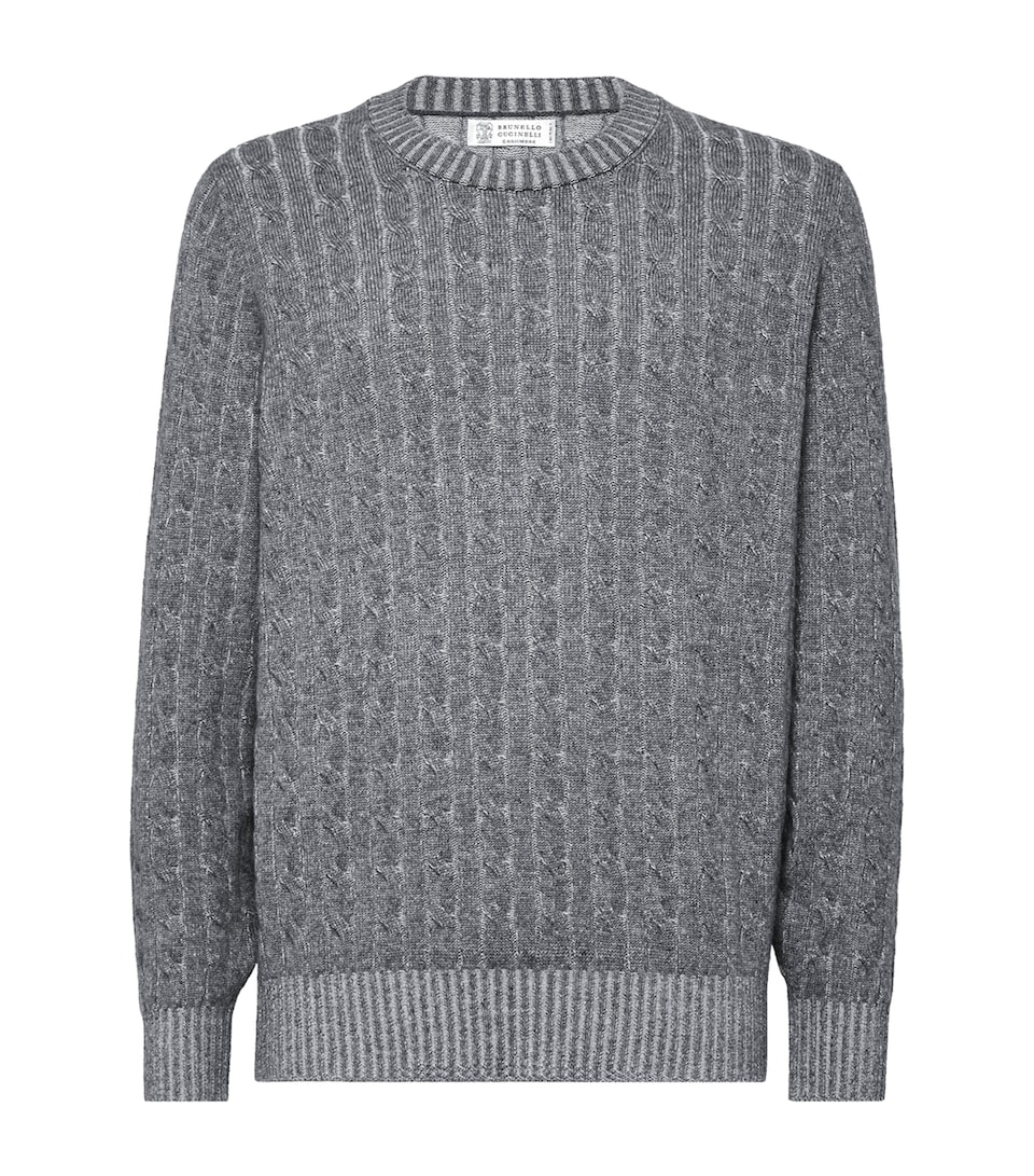 Cashmere Cable-Knit Sweater